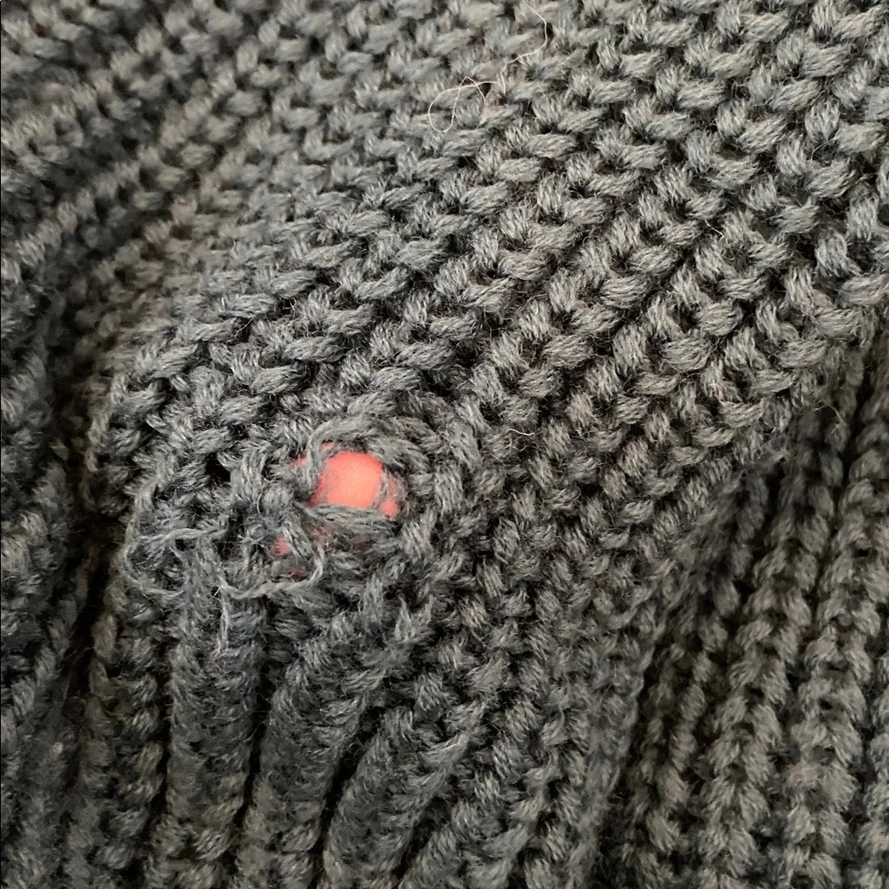 PAUL SMITH restored turtleneck chunky wool sweater XL - Picture 9 of 10